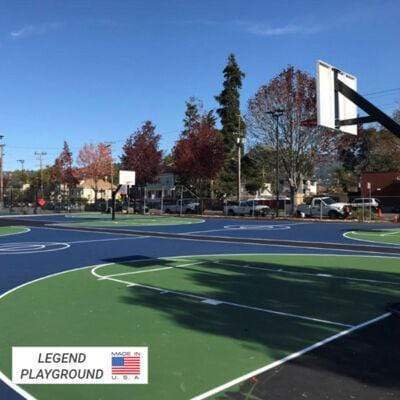 First Team Legend Fixed Height In-Ground Basketball Goal