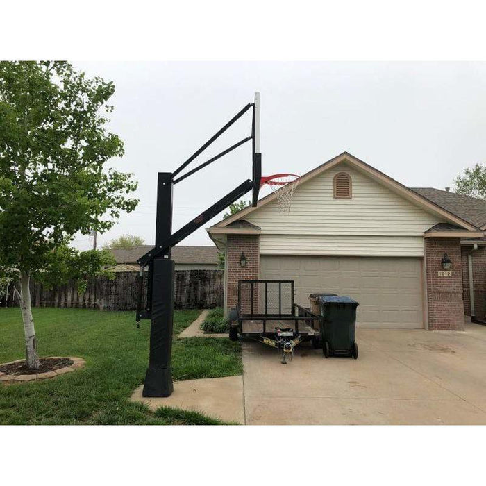 First Team Stainless Olympian In Ground Adjustable Basketball Goal