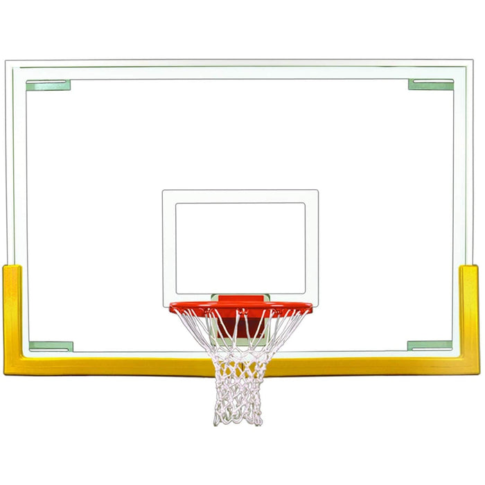 First Team Tradition 48" x 72" Basketball Backboard Package