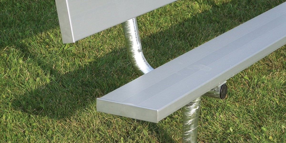Trigon Sports PB15IGB 15 ft. Permanent Team Bench with Back | Peak Flow ...
