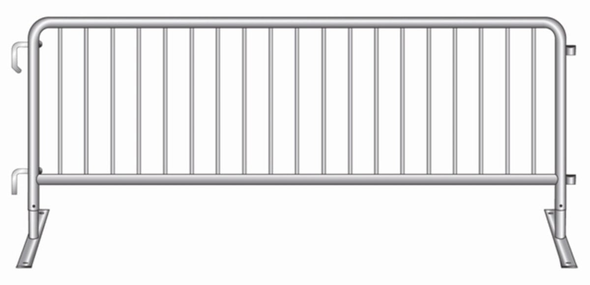 Trigon Sports Portable Fence Panel Barricades - Bridge or Flat Foot ...